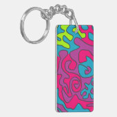 抽象芸術 キーホルダー (正面左)