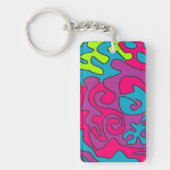 抽象芸術 キーホルダー (正面)