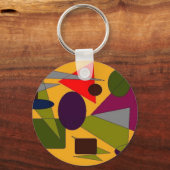 抽象芸術 キーホルダー (正面)