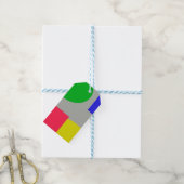 抽象芸術 ギフトタグ (より糸付き)