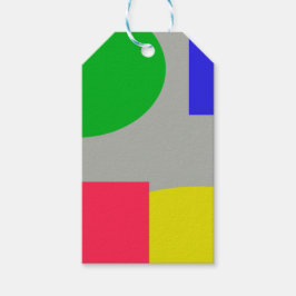 抽象芸術 ギフトタグ