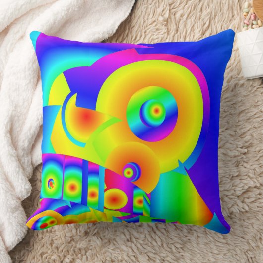 抽象芸術 クッション (ブランケット)