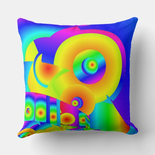 抽象芸術 クッション (裏面)