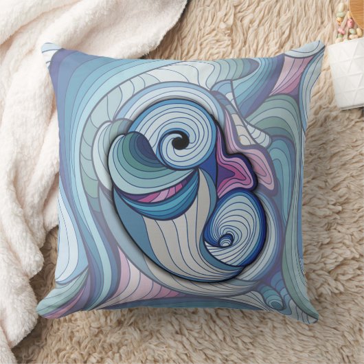 抽象芸術 クッション (ブランケット)