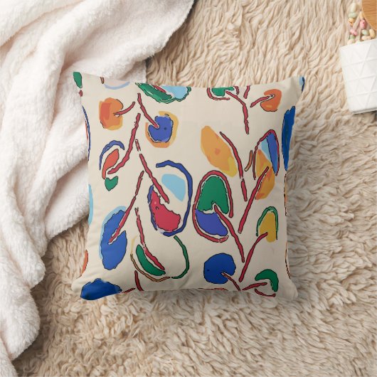 抽象芸術 クッション (ブランケット)