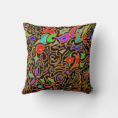 抽象芸術 クッション (裏面)