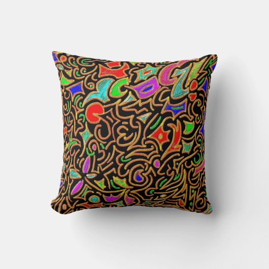 抽象芸術 クッション (正面)