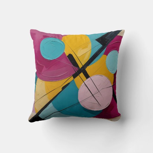 抽象芸術 クッション (裏面)
