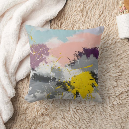 抽象芸術 クッション (ブランケット)