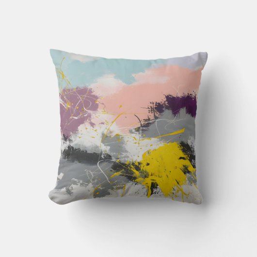 抽象芸術 クッション (正面)