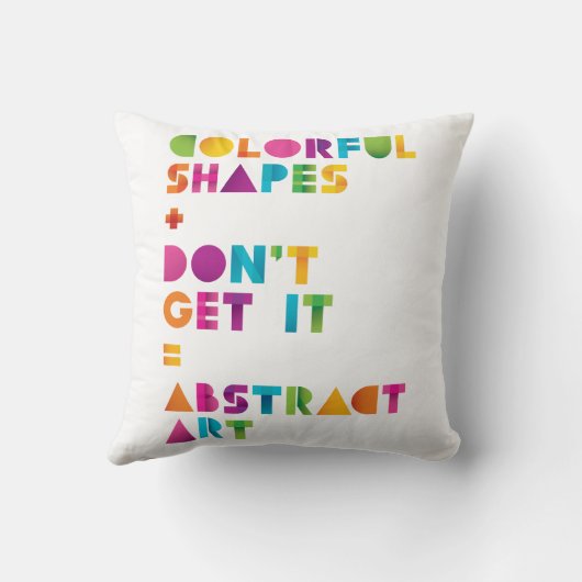 抽象芸術 クッション (裏面)