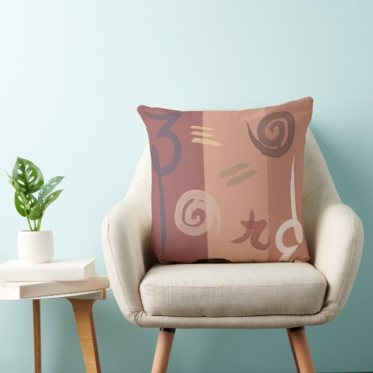 抽象芸術 クッション (椅子)