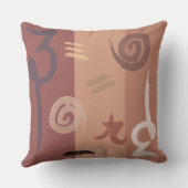 抽象芸術 クッション (裏面)