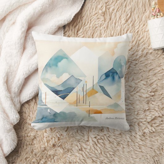 抽象芸術 クッション (ブランケット)