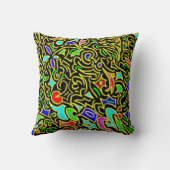 抽象芸術 クッション (裏面)