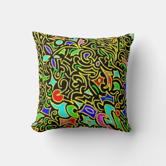 抽象芸術 クッション (正面)