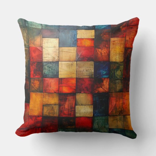抽象芸術 クッション (正面)