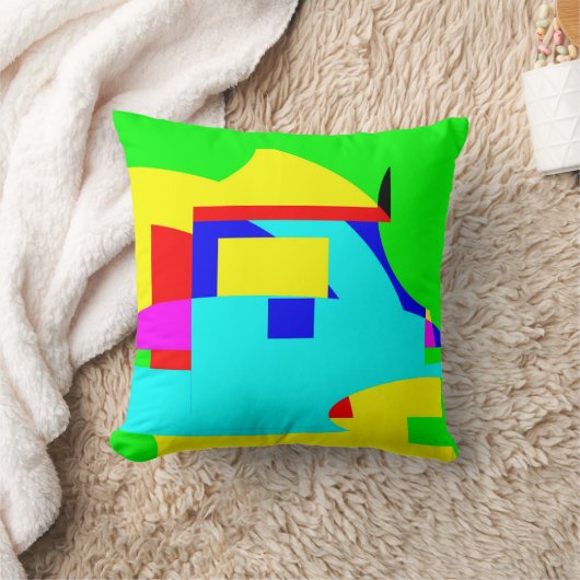 抽象芸術 クッション (ブランケット)