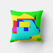 抽象芸術 クッション (裏面)