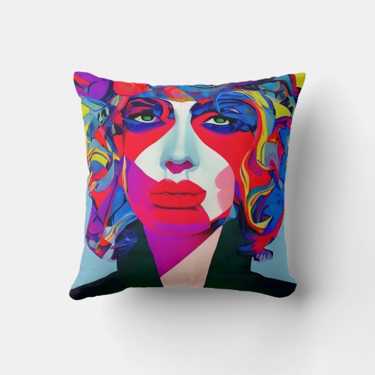 抽象芸術 クッション (裏面)