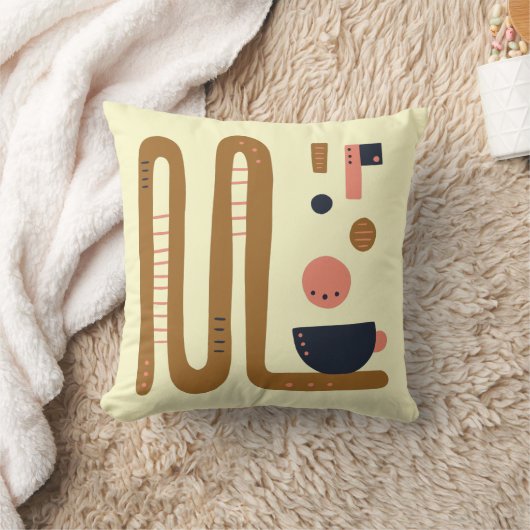 抽象芸術 クッション (ブランケット)