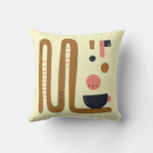 抽象芸術 クッション (裏面)