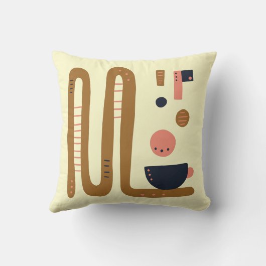 抽象芸術 クッション (裏面)