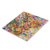 抽象芸術 – クレヨン – マルディグラ タイル (側面)