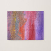 抽象芸術 – グアッシュ – 素敵な牧草地1 / 2 ジグソーパズル (横)