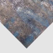 抽象芸術、グラフィティ、プラスター、ブルーとグレーの組織  薄葉紙 (詳細)