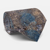 抽象芸術,グレーとブルー,石,石膏,グラフィティ ネクタイ (ロール)