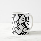 抽象芸術 コーヒーマグカップ (正面右)