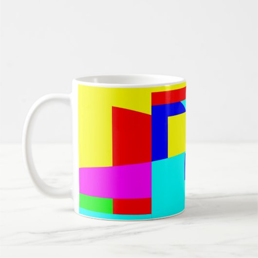 抽象芸術 コーヒーマグカップ (左)