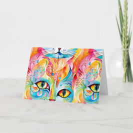 抽象芸術 サンキューカード