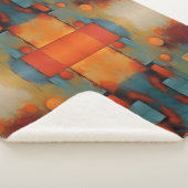 抽象芸術 シェルパブランケット (3/4)