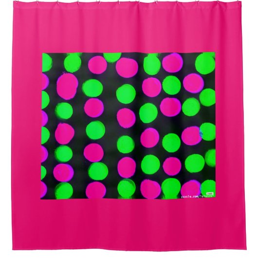 抽象芸術 シャワーカーテン (正面)