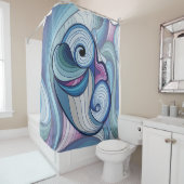 抽象芸術 シャワーカーテン (インサイチュ)