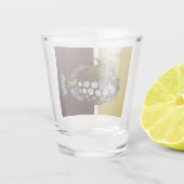 抽象芸術 ショットグラス (裏面)