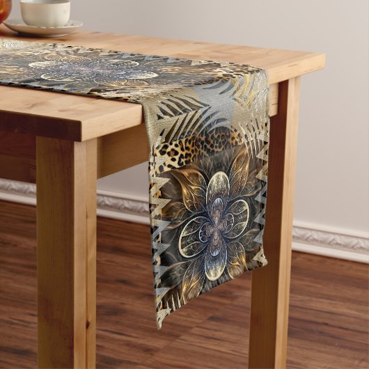 抽象芸術 ショートテーブルランナー (インサイチュ)