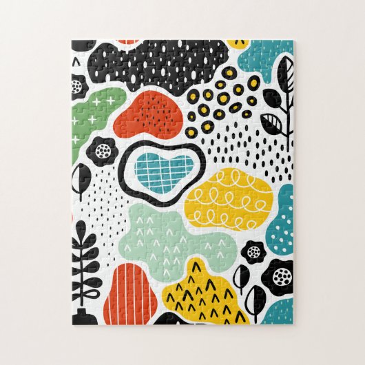 抽象芸術 ジグソーパズル (縦)