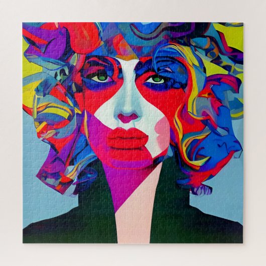 抽象芸術 ジグソーパズル (縦)