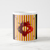 抽象芸術 ジャンボコーヒーマグカップ (正面)