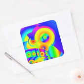 抽象芸術 スクエアシール (封筒)