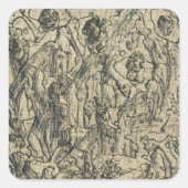 抽象芸術 スクエアシール (正面)