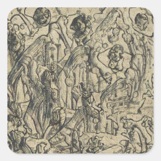 抽象芸術 スクエアシール (正面)