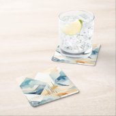 抽象芸術 スクエアペーパーコースター (インサイチュ)