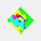 抽象芸術 スタンダードカクテルナプキン (角)