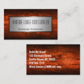 抽象芸術&スチールモダンプロフェッショナル名刺 名刺 (正面/裏面)