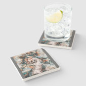 抽象芸術 ストーンコースター (横)