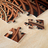 抽象芸術 – スパイラル – Mental roller coaster ジグソーパズル (側面)